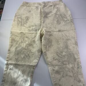 Denim & Co Womens Pants Capri XL Made In USA